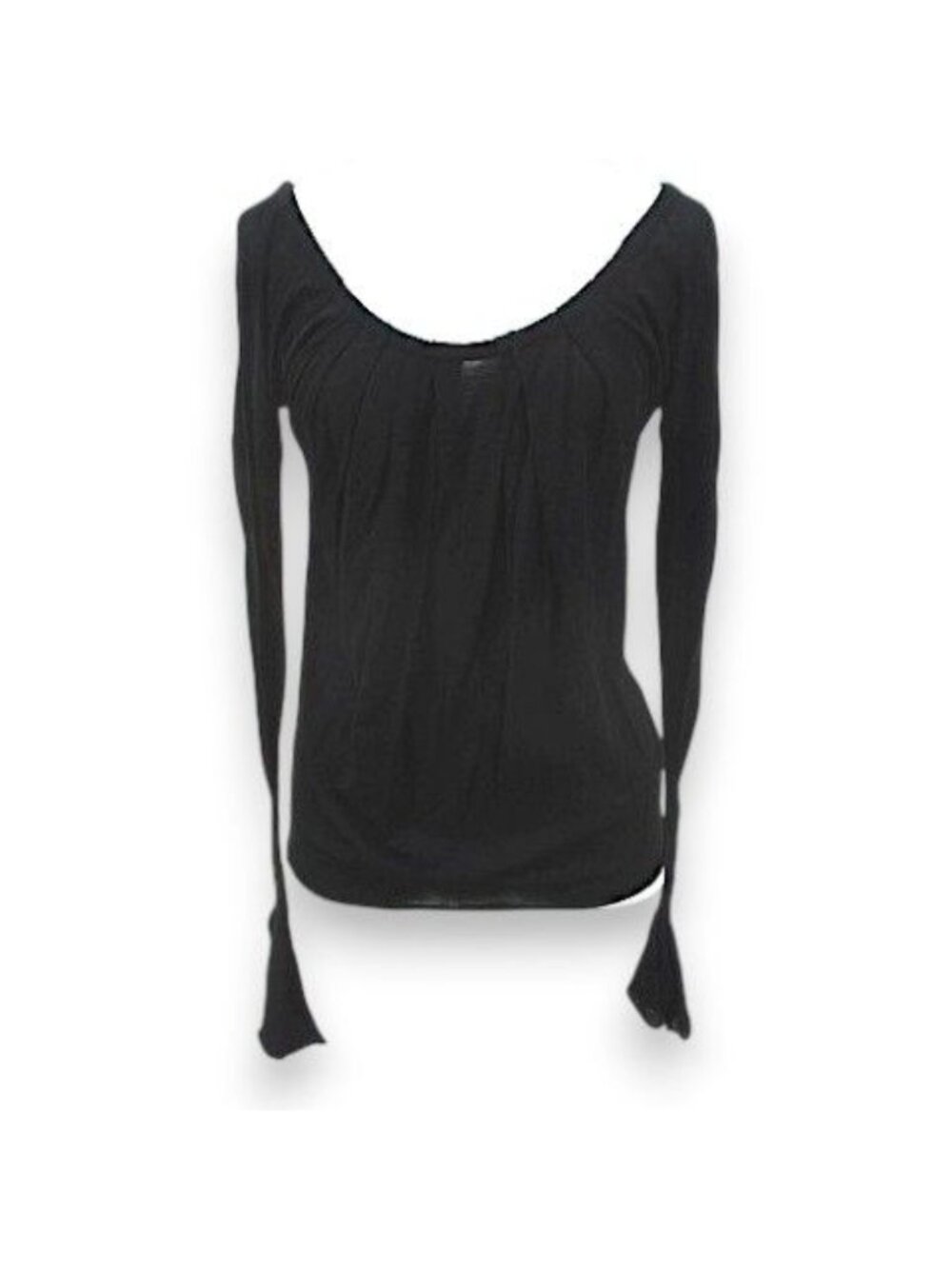 Gucci Long Sleeve Top XS Black Transparent Tuck